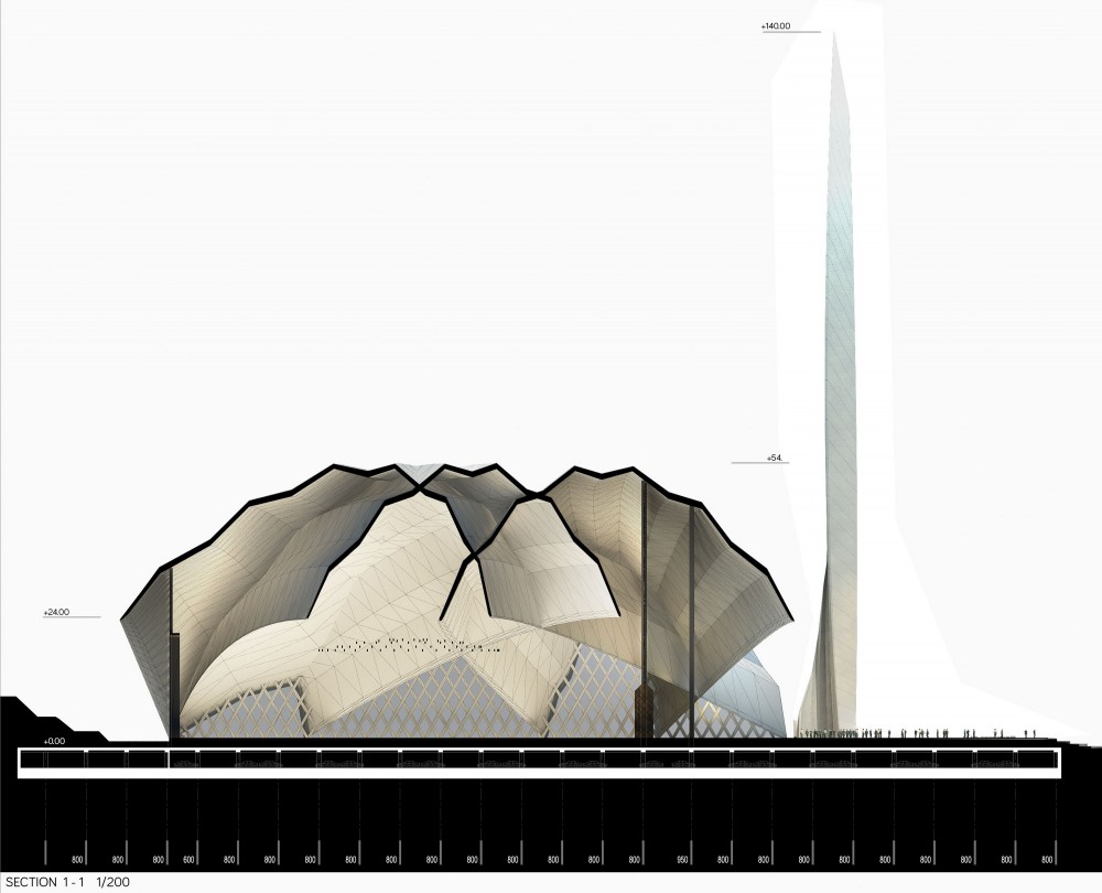 Istanbul Camlica Mosque Second Prize Winning Proposal / SN Architects