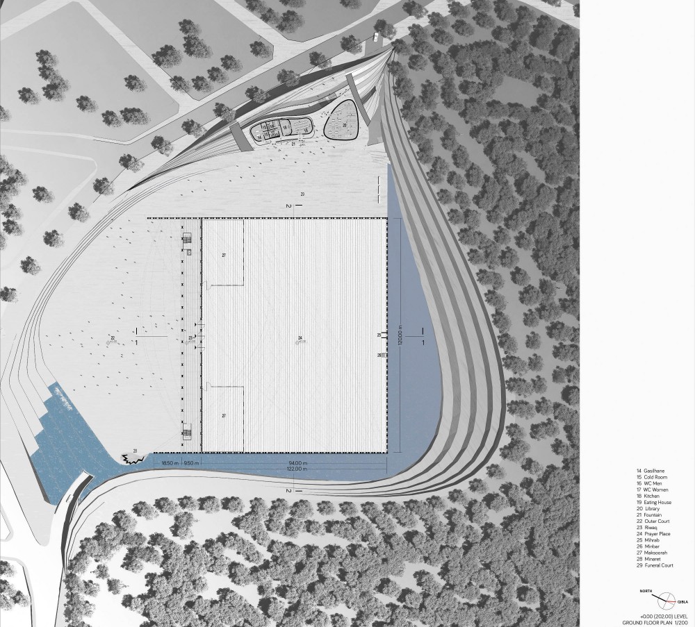 Istanbul Camlica Mosque Second Prize Winning Proposal / SN Architects
