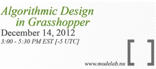 modeLab Algorithmic Design in Grasshopper