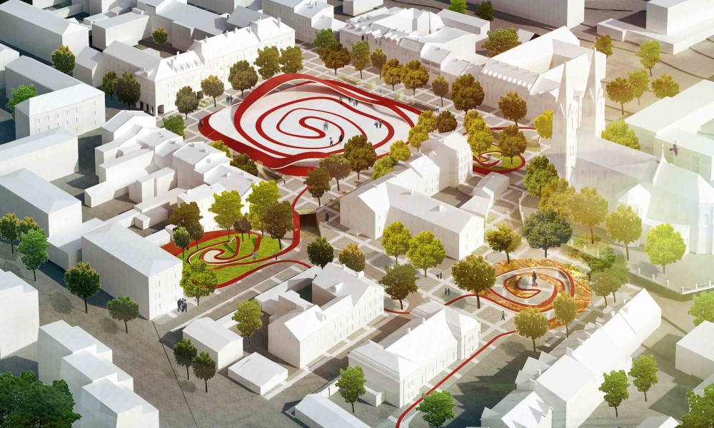 Freedom Square And Zdunski Market Place Second Prize Winning Proposal / Mado Architekci