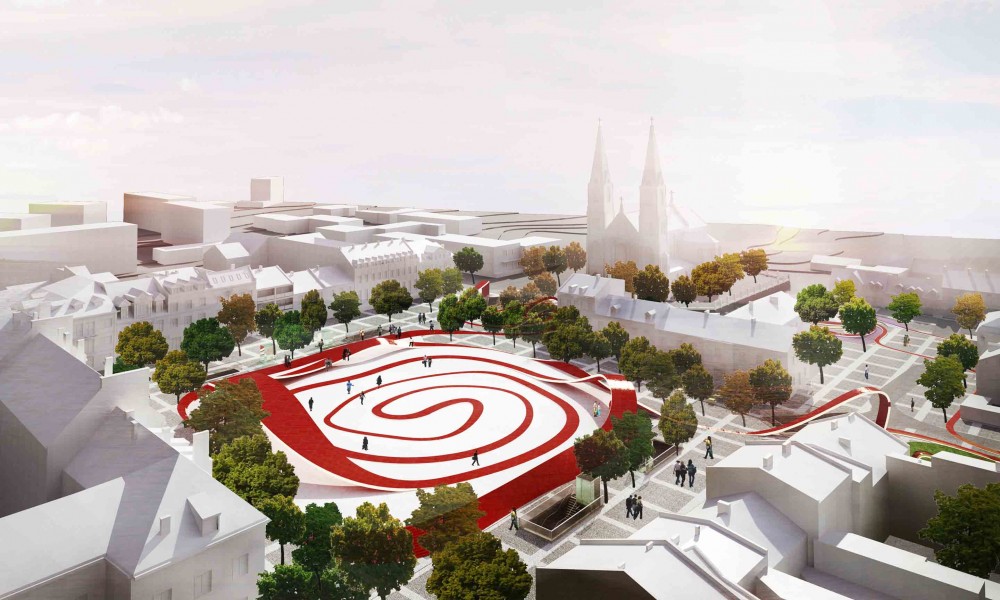 Freedom Square And Zdunski Market Place Second Prize Winning Proposal / Mado Architekci
