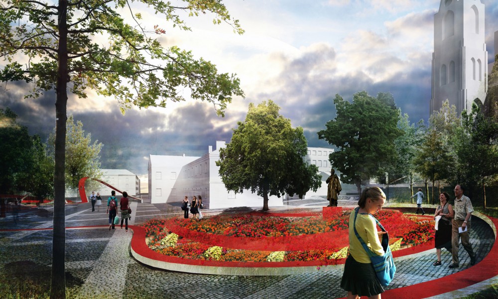 Freedom Square And Zdunski Market Place Second Prize Winning Proposal / Mado Architekci