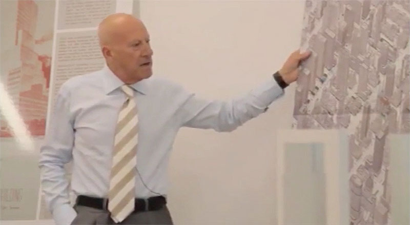 The architect at work: 425 Park Ave