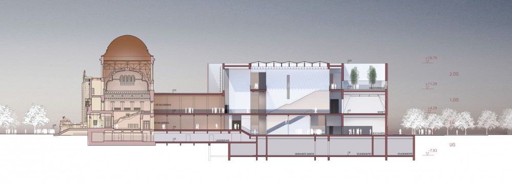 Kunsthalle Mannheim Winning Proposal / gmp Architekten