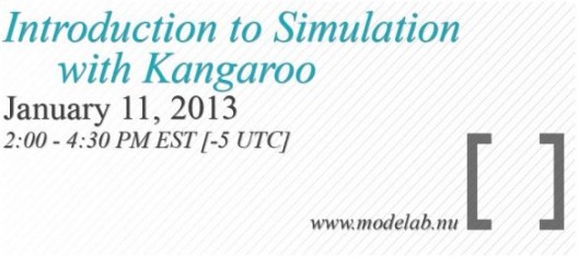 modeLab Introduction to Physics-Based Design with Kangaroo Webinar