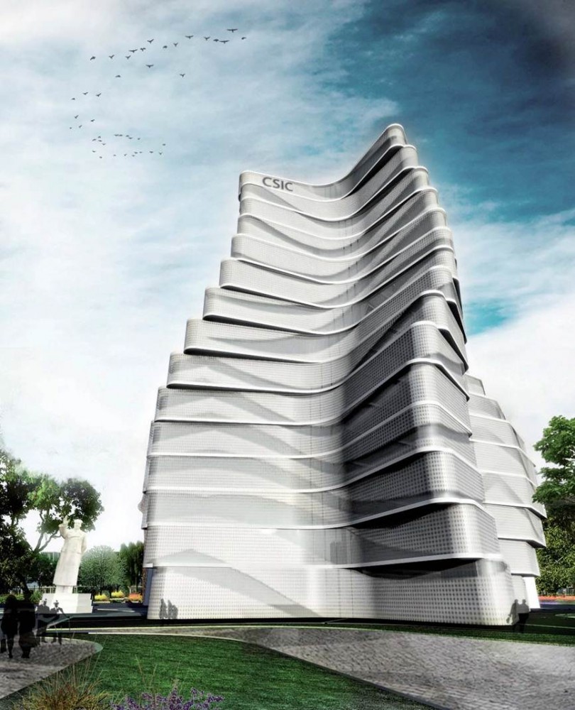 Wuhan Marine Science and Research Tower Proposal / ACID + AaL + Studio méta-