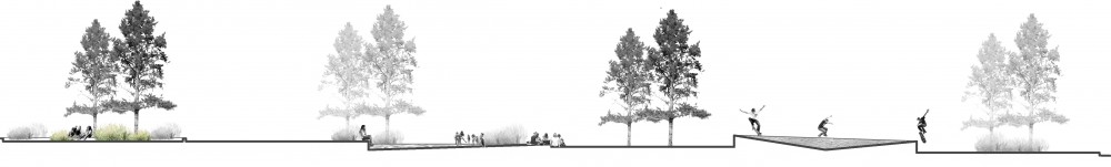Detroit River Front Competition Entry / AMA
