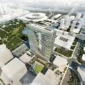 Dual Tower for the High-Tech and Research Campus First Prize Winning Proposal (1) Dual Tower for the High-Tech and Research Campus First Prize Winning Proposal (1) Courtesy of KSP Jürgen Engel Architekten