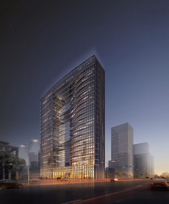 Dual Tower for the High-Tech and Research Campus First Prize Winning Proposal / KSP Jürgen Engel Architekten