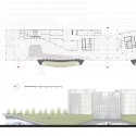 Helsinki Central Library Competition Entry (1) plan and elevation 02