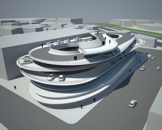 Miami Beach parking garage at Collins Park © ZHA (1)