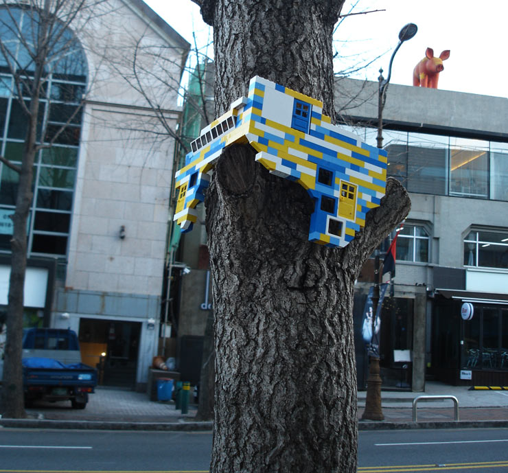 Lego Housing Units on the Street / Jaye Moon