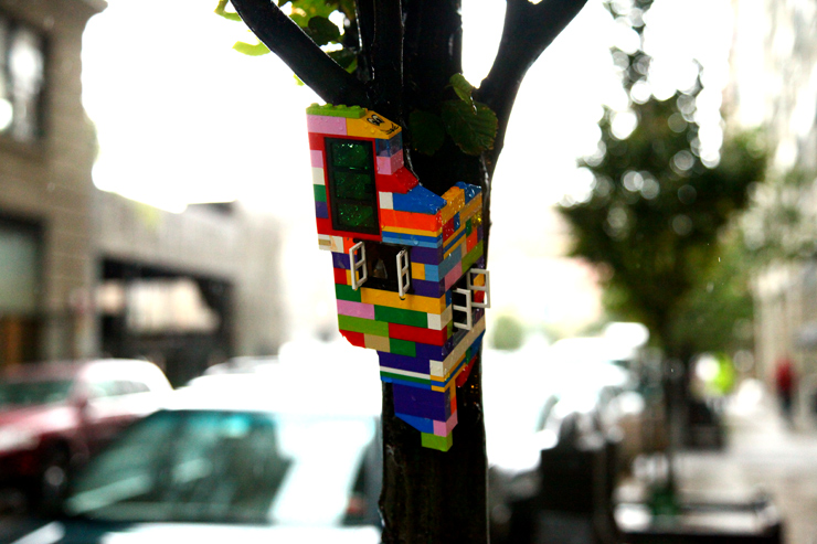 Lego Housing Units on the Street / Jaye Moon