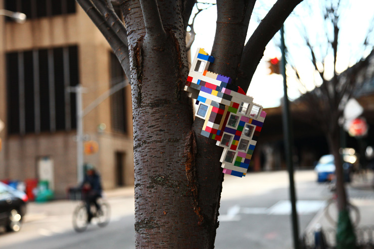 Lego Housing Units on the Street / Jaye Moon