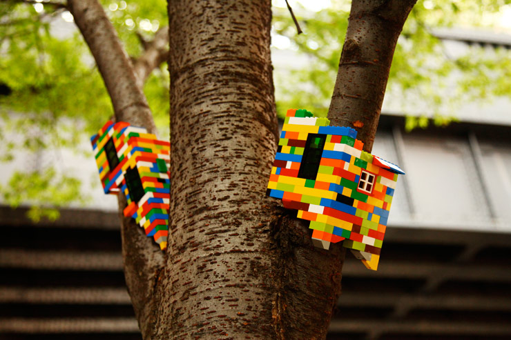 Lego Housing Units on the Street / Jaye Moon