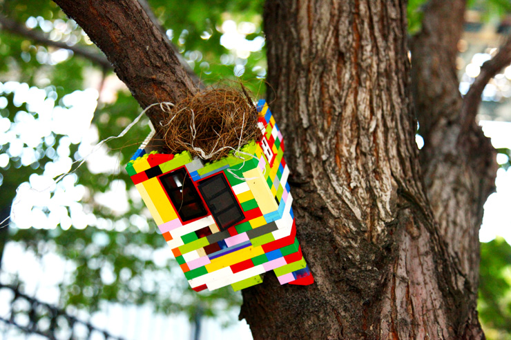 Lego Housing Units on the Street / Jaye Moon