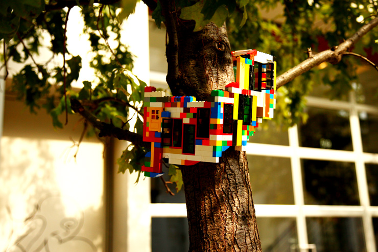 Lego Housing Units on the Street / Jaye Moon