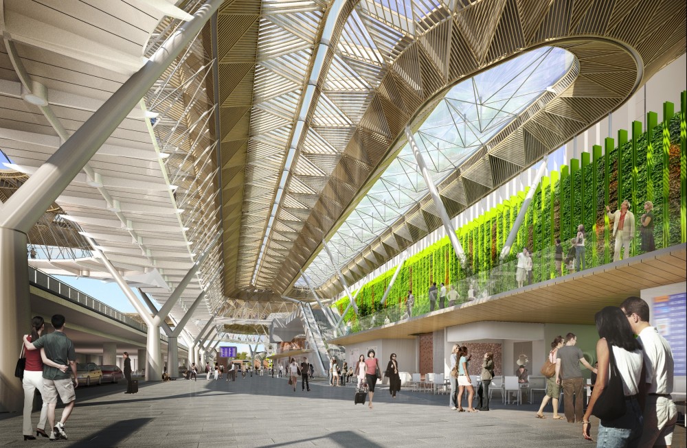 New Vision for Frankfurt Airport’s Terminal 1 Forecourt / Grimshaw Architects