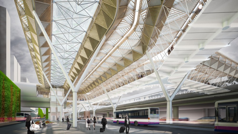 New Vision for Frankfurt Airport’s Terminal 1 Forecourt / Grimshaw Architects