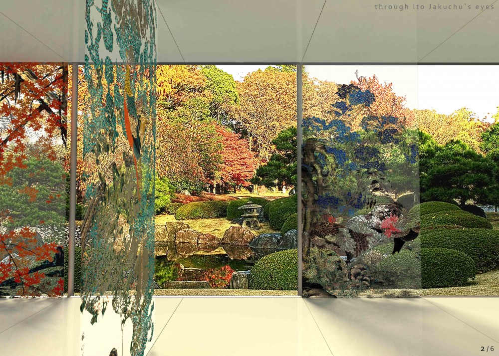 ‘Ito Jakuchu Inspired’ Pavilion 2nd Prize Winning Proposal / Đordje Alfirević and Sanja Simonović