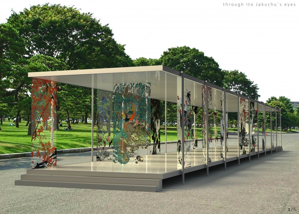 ‘Ito Jakuchu Inspired’ Pavilion 2nd Prize Winning Proposal / Đordje Alfirević and Sanja Simonović