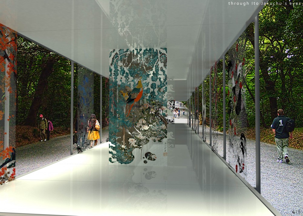 ‘Ito Jakuchu Inspired’ Pavilion 2nd Prize Winning Proposal / Đordje Alfirević and Sanja Simonović