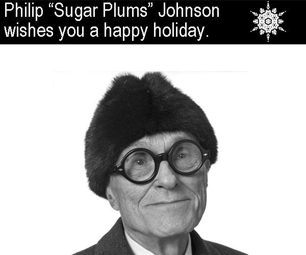Christmas Cards From Famous Architects
