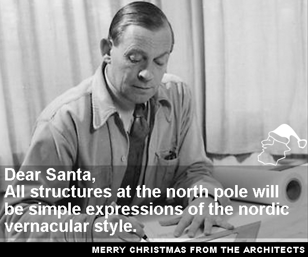 Christmas Cards From Famous Architects