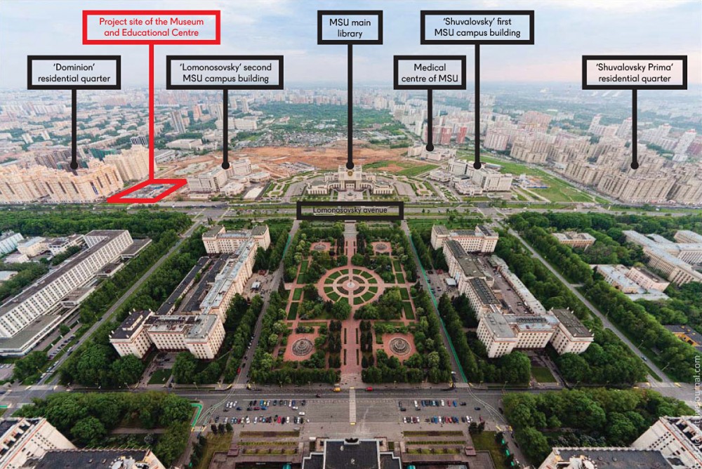 Six Teams Shortlisted for Museum and Educational Center in Moscow