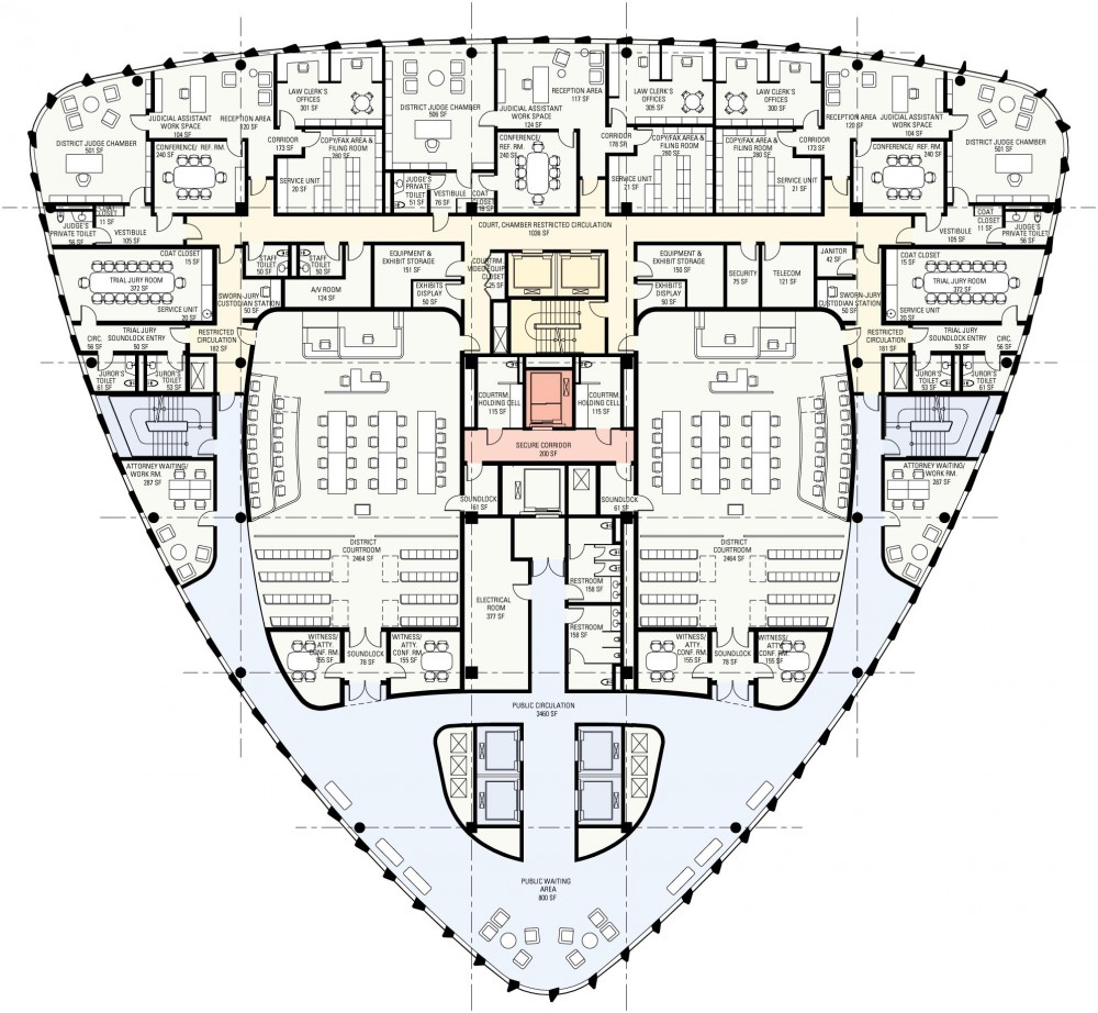 New United States Courthouse Competition Entry / Yazdani Studio of Cannon Design