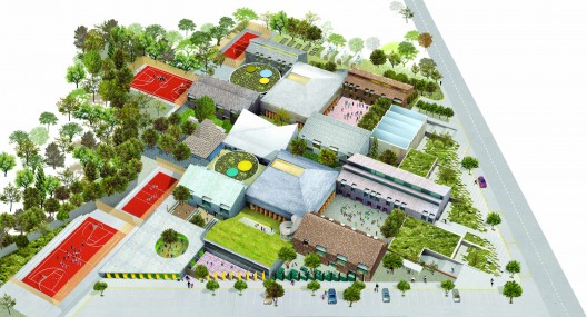 'Mosaic' Innovative, Bioclimatic, European School Complex Competition Entry (1)