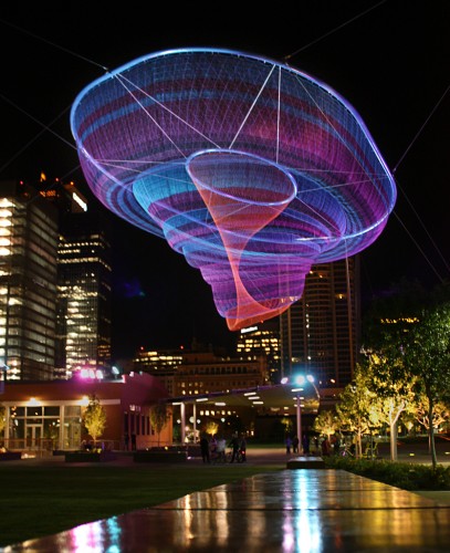 Janet Echelman Reshaping Urban Airspace World-Wide