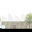 C.E.I.P Multi use Room / Raúl del Valle C.E.I.P Multi use Room / Raúl del Valle Elevation 01