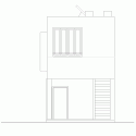 Casa Cuartel Guardia Civil de Malpartida de Plasencia / MUDAARQUITECTURA Casa Cuartel Guardia Civil de Malpartida de Plasencia / MUDAARQUITECTURA Elevation