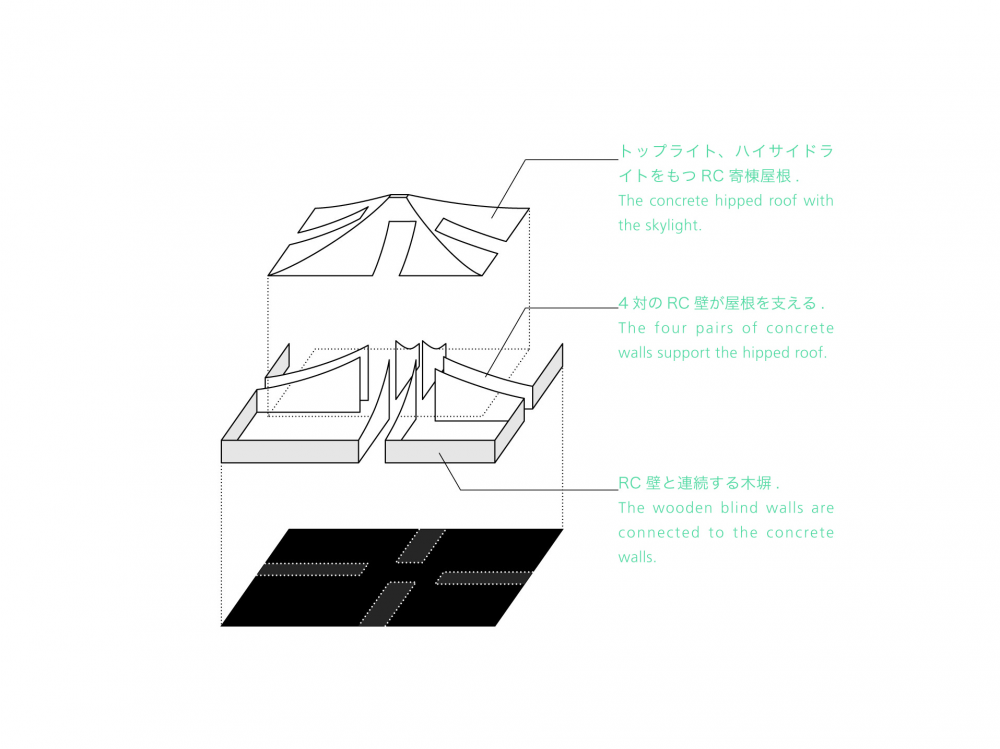 Broken Pitched Roof House / NKS Architects