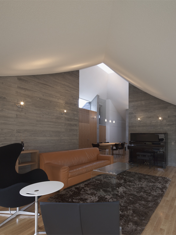 Broken Pitched Roof House / NKS Architects