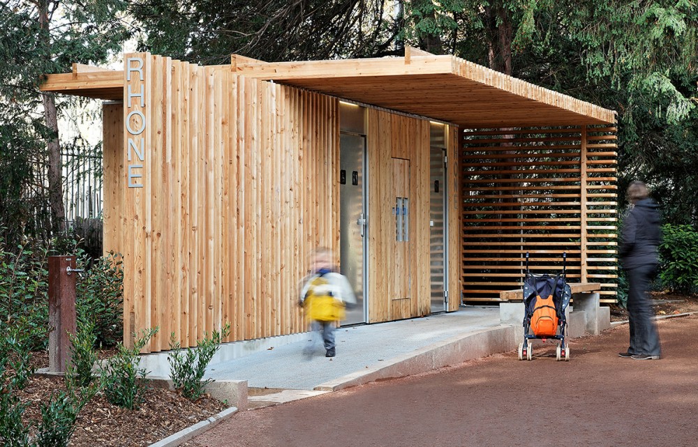 Public Toilets in the Tête d’Or Park / Jacky Suchail Architects