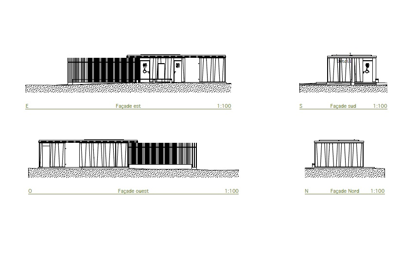 Public Toilets in the Tête d’Or Park / Jacky Suchail Architects