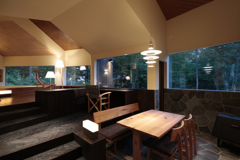 Rooms that Follow the Scenery / ON design partners