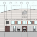 Royal Opera House Production Workshop / Nicholas Hare Architects North Elevation