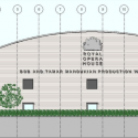Royal Opera House Production Workshop / Nicholas Hare Architects South Elevation