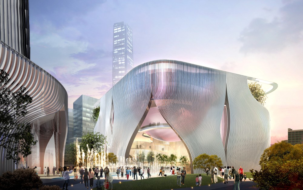 Xiqu Center Winning Design / Bing Thom Architects + Ronald Lu & Partners