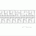 Apartamentos Para Jóvenes, Escuela Infantil Y Parque En San Sebastián / Ignacio Quemada Arquitectos Fourth Floor Plan
