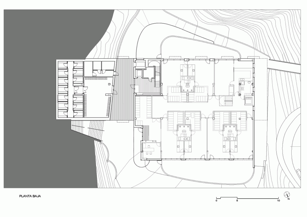 Apartments for Young People, Nursery and Park in San Sebastián / Ignacio Quemada Arquitectos