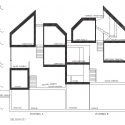 2 Houses with 6 Homes / nodo17 Architects 2 Houses with 6 Homes / nodo17 Architects Section