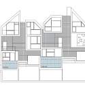 2 Houses with 6 Homes / nodo17 Architects 2 Houses with 6 Homes / nodo17 Architects Section