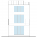 House F / Ido, Kenji Architectural Studio South Elevation