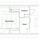 House F / Ido, Kenji Architectural Studio Ground Floor Plan