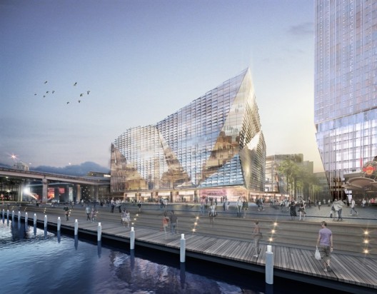 International Convention Center (ICC), view from the water. Image © SICEEP