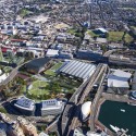 HASSELL, OMA, and Populous To Redevelop Sydney Harbour HASSELL, OMA, and Populous To Redevelop Sydney Harbour Masterplan, view from the east. Image © SICEEP